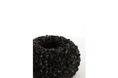 Vas PHYLIA matt svart Ø38x23 cm